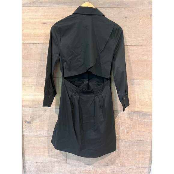 VERONICA BEARD POLINA SHIRTDRESS IN BLACK dress  Size 2 - Picture 6 of 10